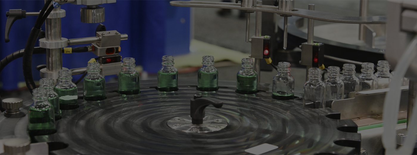 Assembly Machine Filling Liquid into Bottles